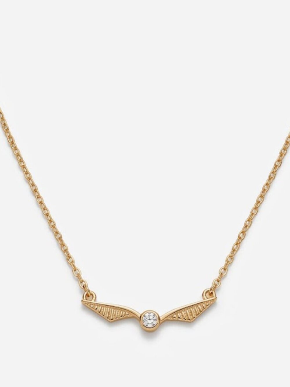Official Harry Potter Dainty Golden Snitch Necklace - 925 Sterling Silver